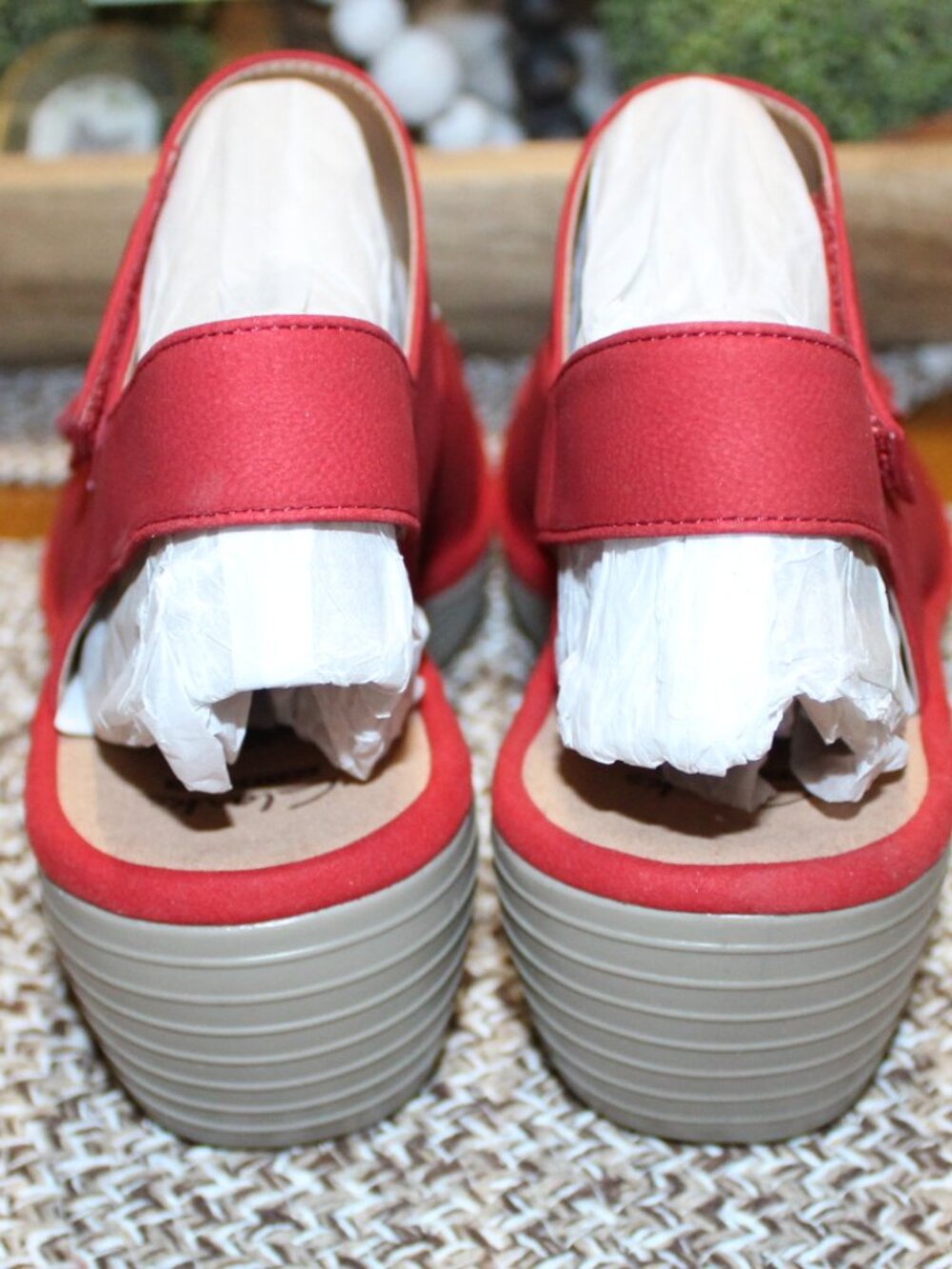 NWT Clark Reedly Juno Wedge sandals 9 1/2 WIDE SHARP! COMFY! - Picture 10 of 15